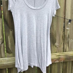 Grey tunic top